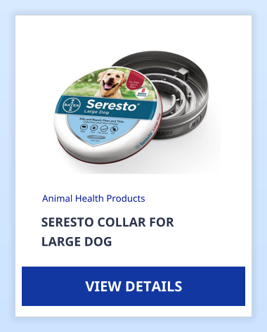 SERESTO COLLAR FOR  LARGE DOG Animal Health Products VIEW DETAILS