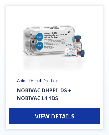 NOBIVAC DHPPI  DS + NOBIVAC L4 1DS  Animal Health Products VIEW DETAILS