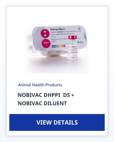 NOBIVAC DHPPI  DS + NOBIVAC DILUENT Animal Health Products VIEW DETAILS