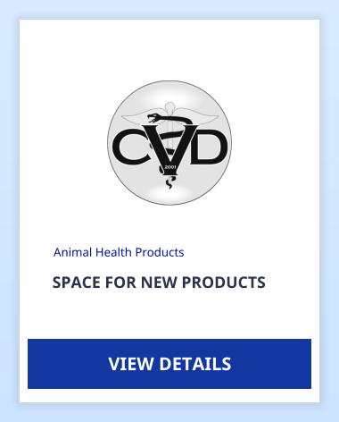 SPACE FOR NEW PRODUCTS Animal Health Products VIEW DETAILS