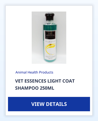 VET ESSENCES LIGHT COAT SHAMPOO 250ML Animal Health Products VIEW DETAILS