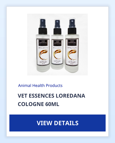 VET ESSENCES LOREDANA COLOGNE 60ML Animal Health Products VIEW DETAILS