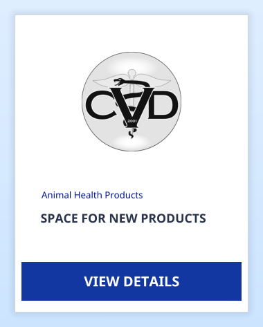 SPACE FOR NEW PRODUCTS Animal Health Products VIEW DETAILS