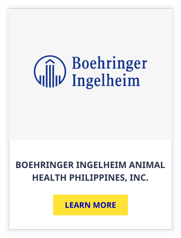 BOEHRINGER INGELHEIM ANIMAL HEALTH PHILIPPINES, INC. LEARN MORE