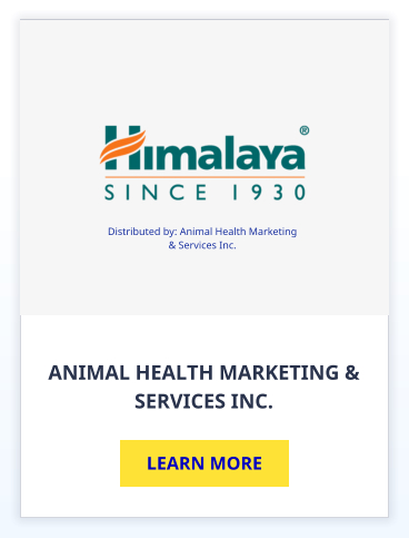 ANIMAL HEALTH MARKETING & SERVICES INC. LEARN MORE Distributed by: Animal Health Marketing  & Services Inc.