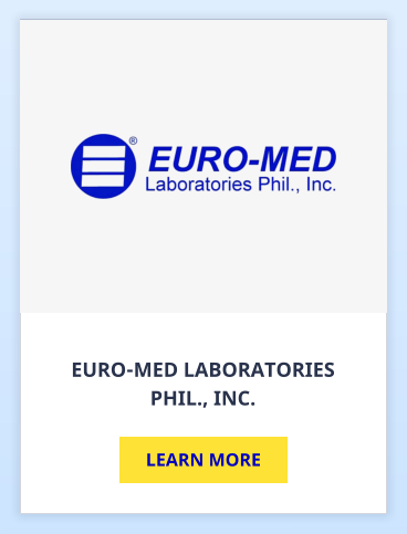 EURO-MED LABORATORIES PHIL., INC. LEARN MORE