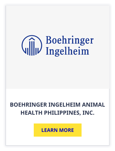 BOEHRINGER INGELHEIM ANIMAL HEALTH PHILIPPINES, INC. LEARN MORE