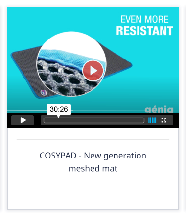 COSYPAD - New generation  meshed mat 30:26