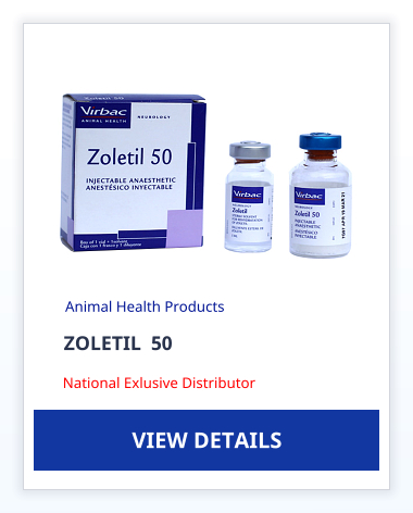 ZOLETIL  50 Animal Health Products VIEW DETAILS National Exlusive Distributor