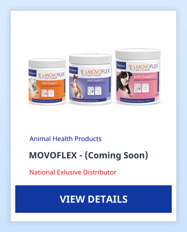 MOVOFLEX - (Coming Soon) Animal Health Products VIEW DETAILS National Exlusive Distributor