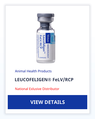 LEUCOFELIGEN FeLV/RCP Animal Health Products VIEW DETAILS National Exlusive Distributor