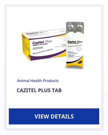 CAZITEL PLUS TAB  Animal Health Products VIEW DETAILS