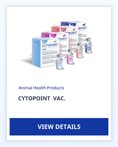 CYTOPOINT  VAC. Animal Health Products VIEW DETAILS