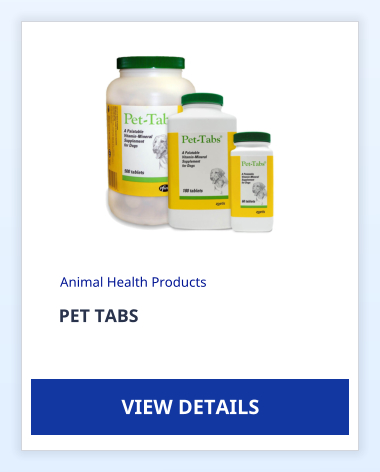 PET TABS  Animal Health Products VIEW DETAILS