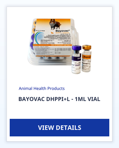 BAYOVAC DHPPI+L - 1ML VIAL Animal Health Products VIEW DETAILS