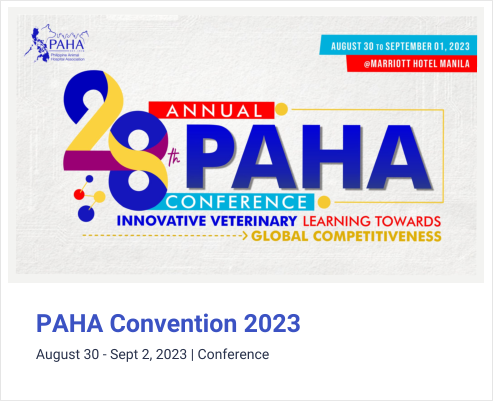 PAHA Convention 2023 August 30 - Sept 2, 2023 | Conference