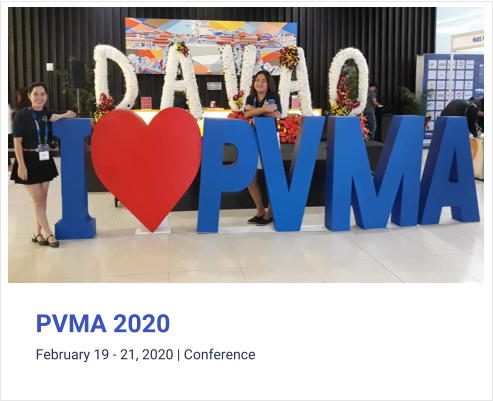 PVMA 2020 February 19 - 21, 2020 | Conference