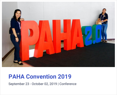 PAHA Convention 2019 September 23 - October 02, 2019 | Conference