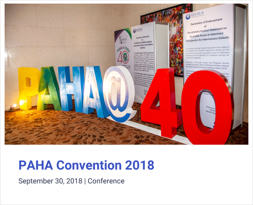 PAHA Convention 2018 September 30, 2018 | Conference