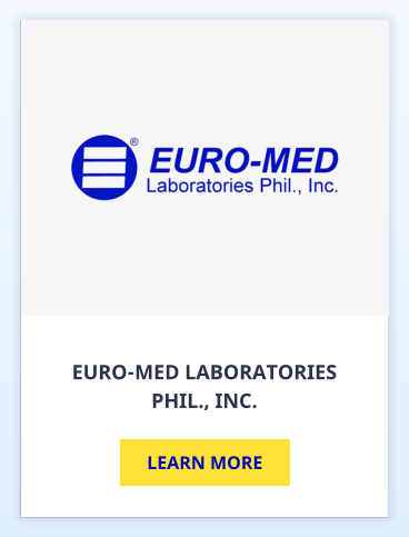 EURO-MED LABORATORIES PHIL., INC. LEARN MORE