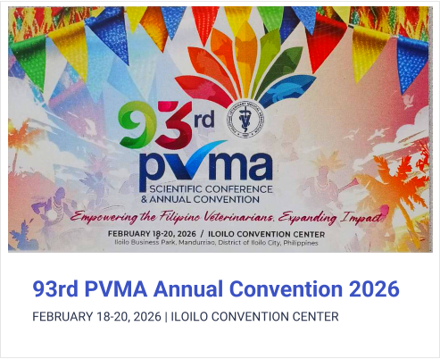 93rd PVMA Annual Convention 2026 FEBRUARY 18-20, 2026 | ILOILO CONVENTION CENTER
